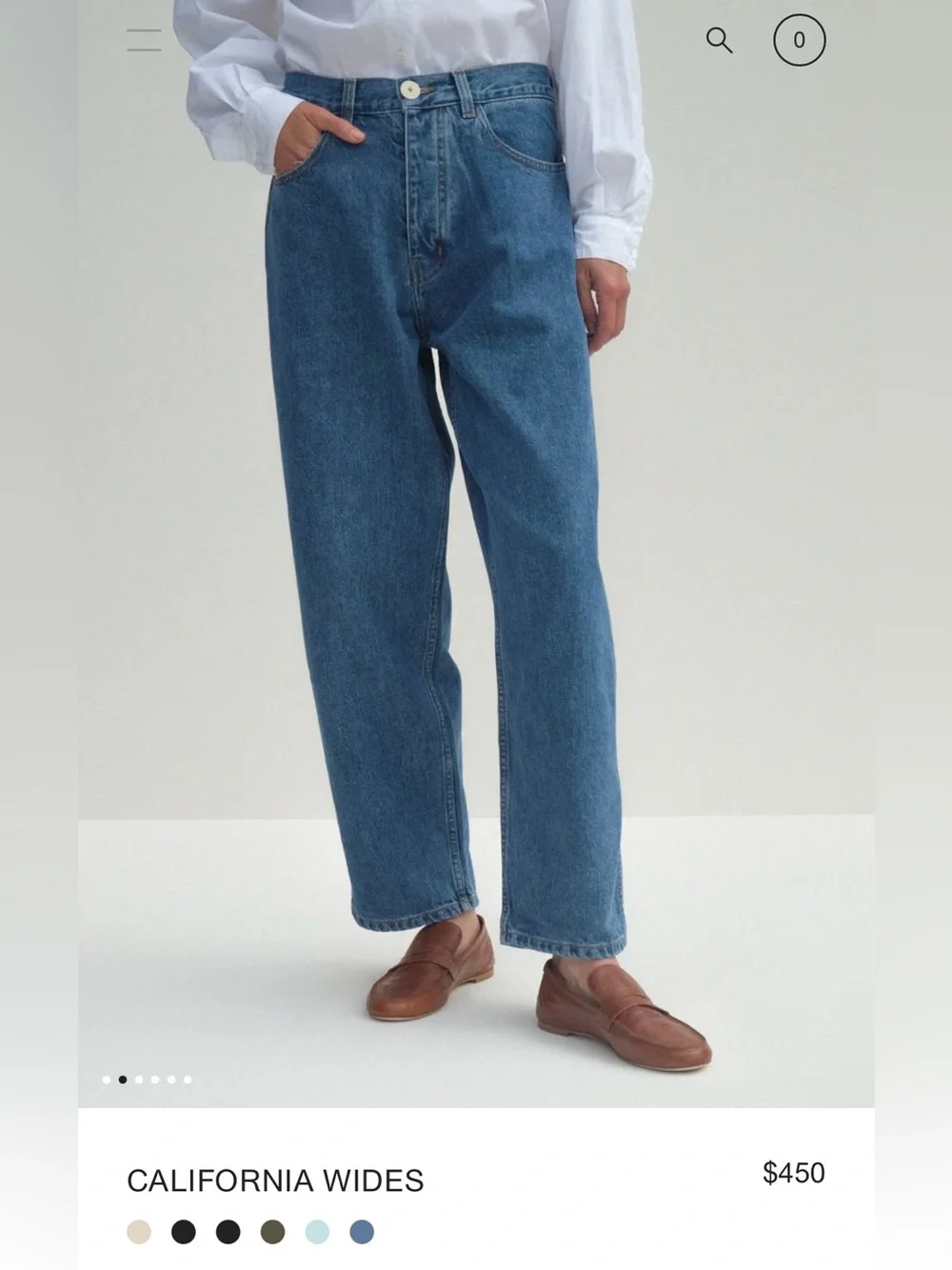 Jesse Kamm California Wide Denim - Picture 1 of 5